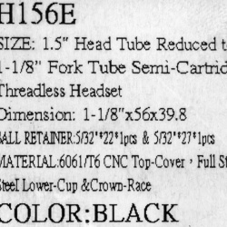 Radon Neco H156 1 1/8"-1.5" ZS44/28.6|ZS56/40 set cuvete - Img 4