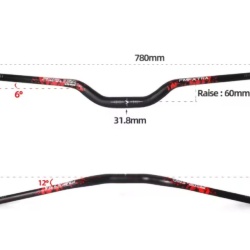 RFR ghidon Downhill Riserbar 780mm rise 60 - mov - Img 7