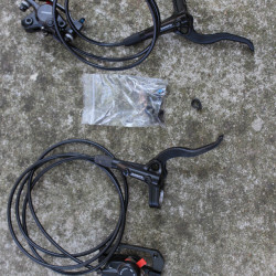 Shimano BL-MT401/BR-MT410 Disc Frane - Set 800/1600mm + adaptoare - Img 4