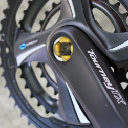 Shimano TOURNEY FC-TX801 8-vit. angrenaj ax patrat 48/38/28T. 170mm - Img 2