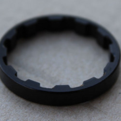 Spacer Procraft Ultralight 1.1/8" negru 5mm