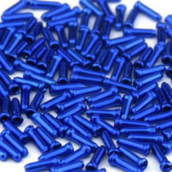 Capat cablu aluminiu 100 buc. - albastru
