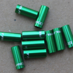 Capat camasa frana aluminiu 5mm - set 10buc. verde - Img 2