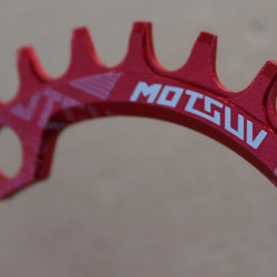 Foaie Ovala Motguv 32T - narrow wide 1x7-12 viteza - Rosu 104bcd