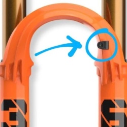 Fox Disc Brake Hose Guide - ghidaj cablu furca - versiune 2018+ - Img 3
