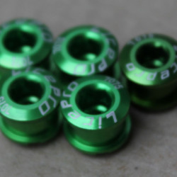 Litepro Superlight CNC 5buc.- set surub placi angrenaj 1 foaie - verde