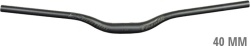 Renthal V3 Fatbar Lite Riser 31.8mm ghidon 760mm - rise 40 negru