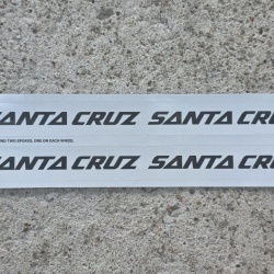 Santa Cruz Logo sticker set pentru jante 53/235mm