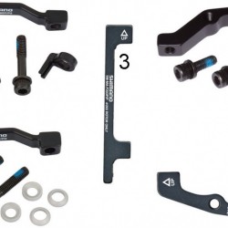Shimano adaptoare PM(post mount) si IS(international standard)