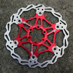 Snail Floating CNC 2-piece Disc Rotor - 180mm rosu
