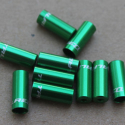 Capat camasa frana aluminiu 5mm - set 10buc. verde - Img 3