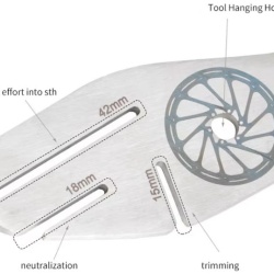 Cheie indreptat centrat disc rotor 2 in 1 Toopre - Img 3