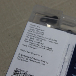 KMC X12 Tech black 12vit. + Missing Link 126L - lant bicicleta - Img 4