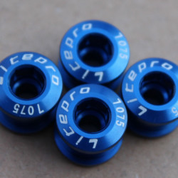 Litepro Superlight CNC - set surub placi angrenaj 1 foaie - albastru