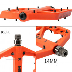 Meroca Slim - Nylon Flat Pedal - Portocaliu - Img 2