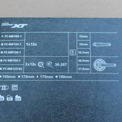 Shimano angrenaj XT FC-M8100-1 12-viteza - 175mm fara chainring - Img 8