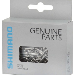 Shimano capat cablu aluminiu 100 buc. - argintiu - Img 2