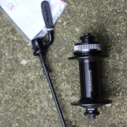 Shimano Tourney HB-TX505 Center-Lock butuc fata 32H + QR - Img 4