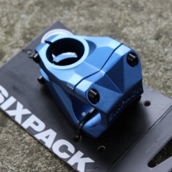 Sixpack Racing Kamikaze 31.8mm - Albastru - pipa bicicleta - Img 2