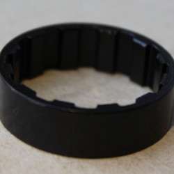 Spacer Procraft Ultralight 1.1/8" negru 10mm - Img 4