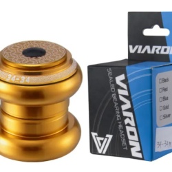 Cuvete A-Head standard Viaron CNC 1 1/8" - 34/34mm rulment industirale - auriu