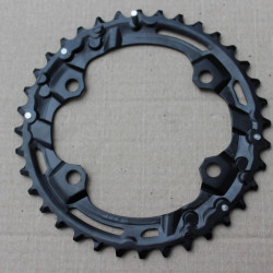 Foaie Shimano 36T M4100-M5100 - 96BCD A-simetric negru - Img 4