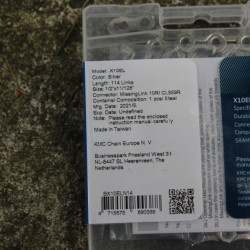 KMC X10EL lant 10 vit.114- link + quick link