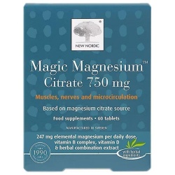 New Nordic Magnesium Citrate 750mg 60 tablete