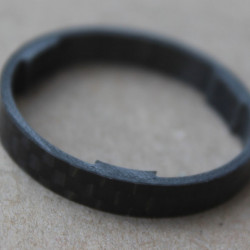 Radon carbon Extralight Spacer 1.1/8" negru 5mm - Img 4