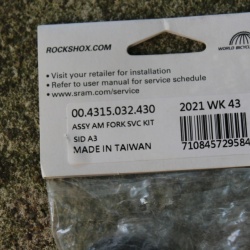 RockShox SID A3 Solo Air Basic Service Kit 2014-2016 - Img 2