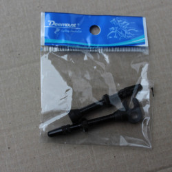 Set Valva tubeless FV 40mm Wake Pro - negru + cheie valva - Img 3