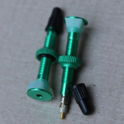 Set Valva tubeless FV 40mm Wake - verde