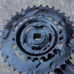 Shimano FC-MT101 2x9-vit. 36/22T - angrenaj 170mm - Img 7