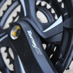 Shimano TOURNEY FC-TX801 Protectie 8-vit. angrenaj ax patrat 48/38/28T. - Img 3