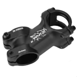Wake pipa 60mm - Unghi 25` negru 31.8'