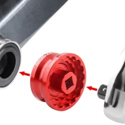 Cheie monobloc 5 in 1 si centerlock extern - aluminiu - BBR60 MT800 DUB BSA30 FSA BB386 - Img 2