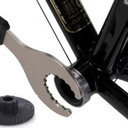 Cheie monobloc Radon pentru Hollowtech ll + capat negru - Img 4