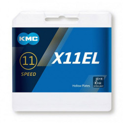 KMC X11EL Ti-N + quick link 118L hollow - lant bicicleta