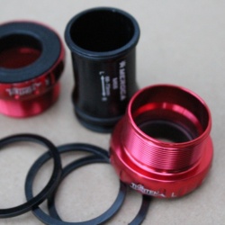 Meroca CNC Hollowtech 2 monobloc rulment - rosu - Img 4