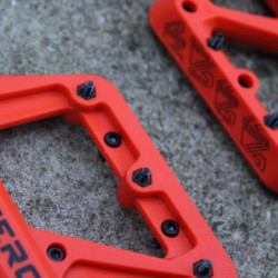 Meroca Slim - Nylon Flat Pedal - Portocaliu - Img 4
