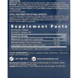 New Nordic Magic Magnesium Taurate 875mg. 60 tablete - Img 2