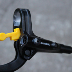 Shimano MT420 4-piston disc frane set complet + adaptoare IS J-Kit - Img 3