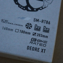 Shimano SM-RT86 XT Ice Technology - 203mm disc rotor - Img 8