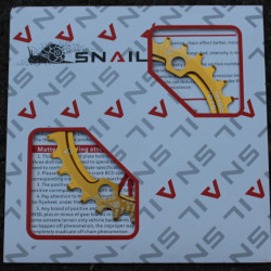 Snail Narrow Wide CNC Ultralight 32T 104bcd - Auriu - Img 2