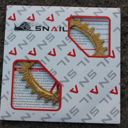 Snail Narrow Wide CNC Ultralight 34T 104bcd - Auriu - Img 5