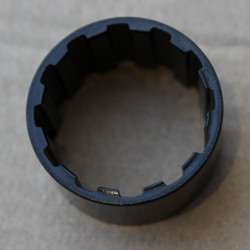 Spacer Procraft Ultralight 1.1/8" negru 20mm - Img 2