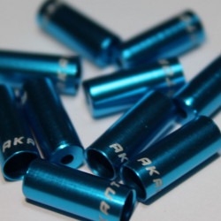 Capat camasa schimbator aluminiu 4mm - set 10buc. albastru - Img 2