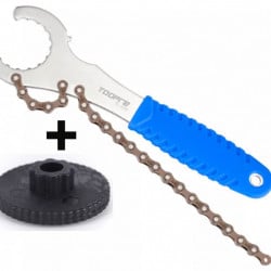 Cheie monobloc/pinion/set ax + cap hollowtech ll - 4in1
