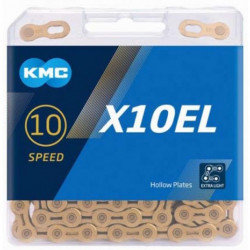 KMC X10EL Ti-N Gold lant 10 vit.114- link + quick link