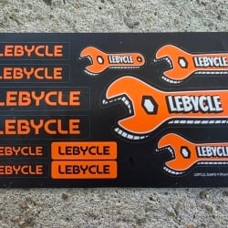Lebycle decal sticker kit - 12buc.